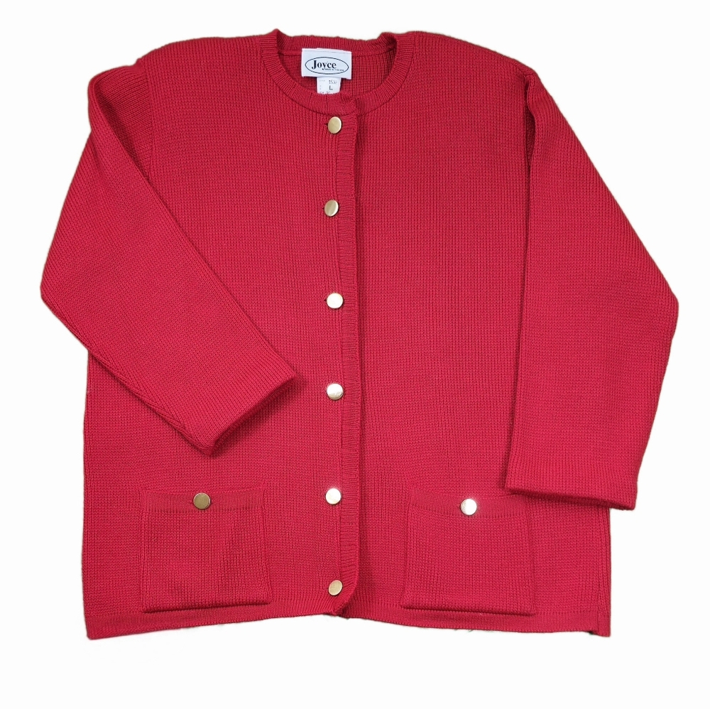 Joyce Vintage Women's‎  Sweater Cardigan Size L